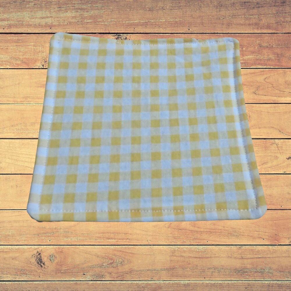 Jar Gripper, Handmade Jar Opener, Yellow Gingham